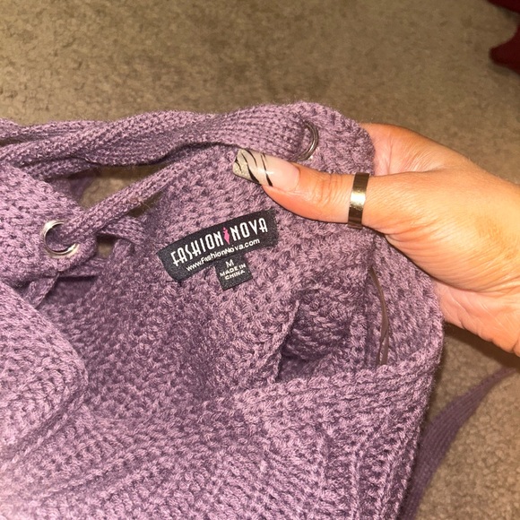 Fashion nova purple sweater - Picture 2 of 3